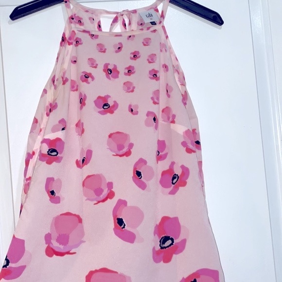 CABI floating poppies print floral top size xsmall - Picture 7 of 11